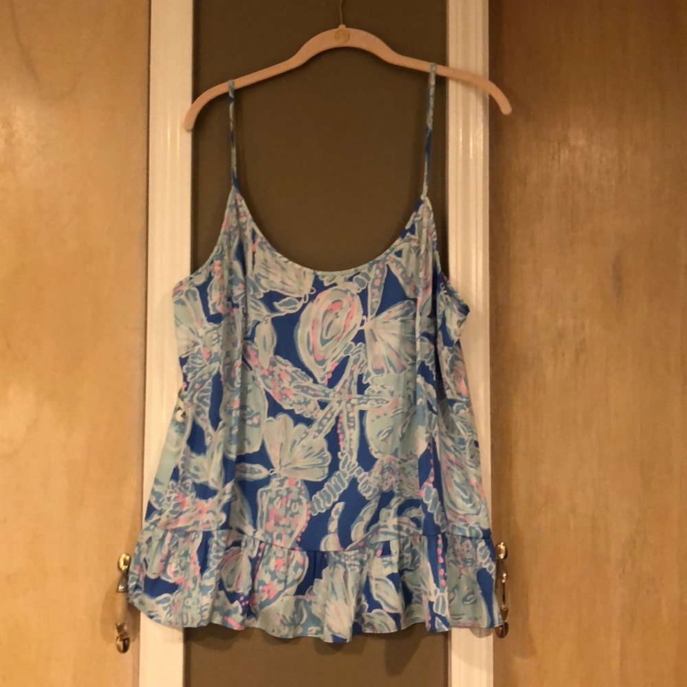 Authentic Lilly Pulitzer Spaghetti Strap Top XL